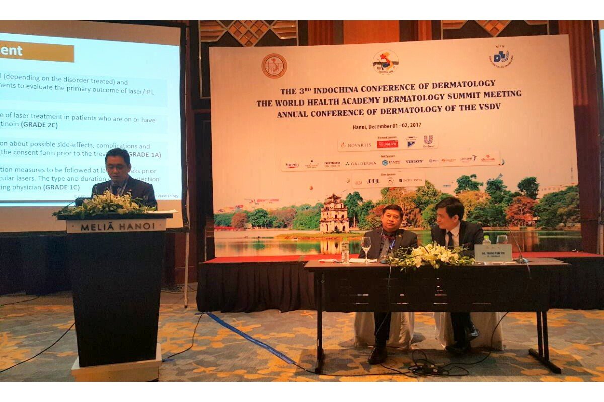 The 3rd Indochina Conference of Dermatology The World Health Academy Dermatology Summit Meeting Annual Conference of Dermatology of The VSDV Hanoi, December 01-02, 2017